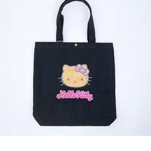Siffler Sanrio Suntan Hello Kitty Tote Bag Black NEW
